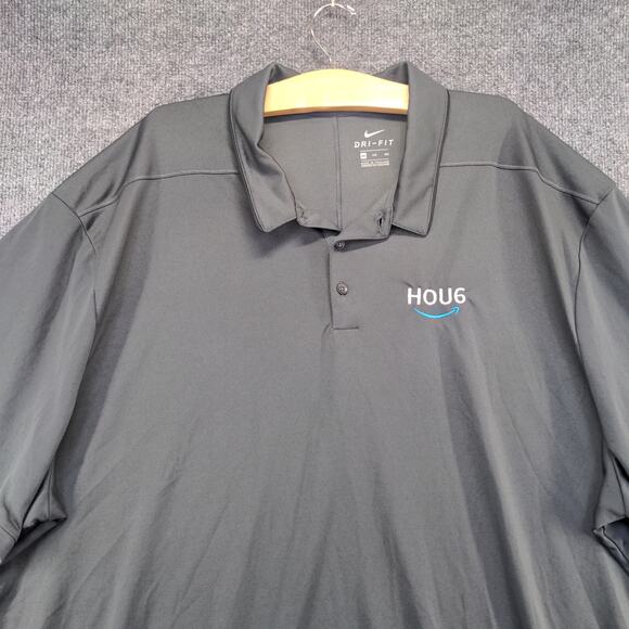 Nike Dri Fit Amazon HOU6 Polo Shirt Men's 4XL Embroidered Logo Employee - Picture 5 of 13
